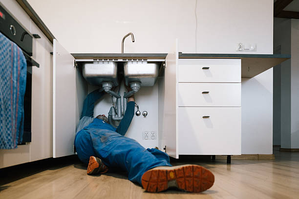 Professional Emergency Plumber technician working in Avella, PA